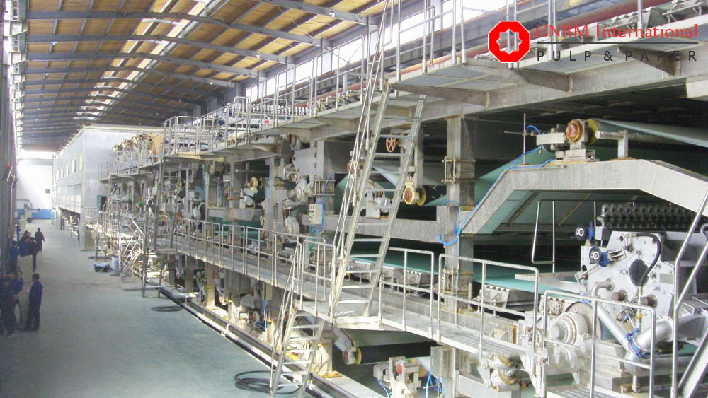 coated paper recycling line equipment