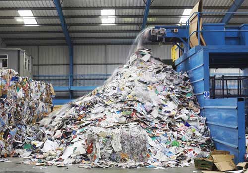 old newspaper processing