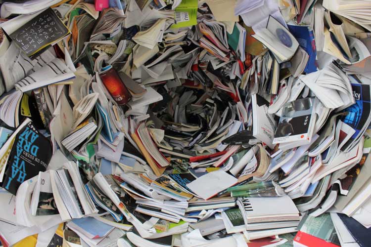 recycling books